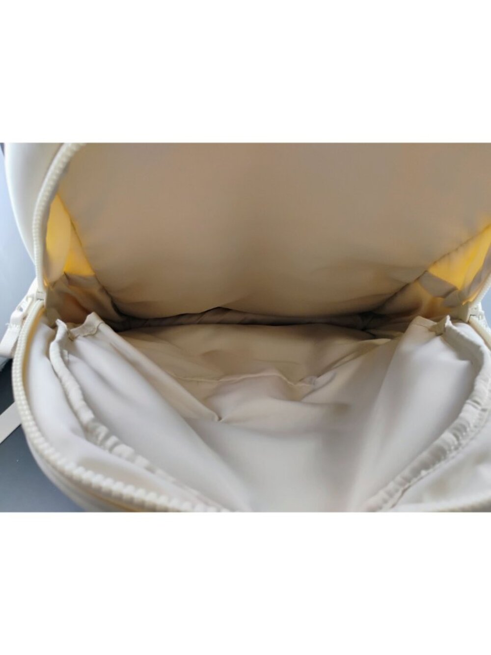 Soft Beige All In Motion Backpack W/ Multiple Compartments & Tags - Picture 5 of 10